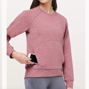 Women's Crew Neck Sweater - Pink